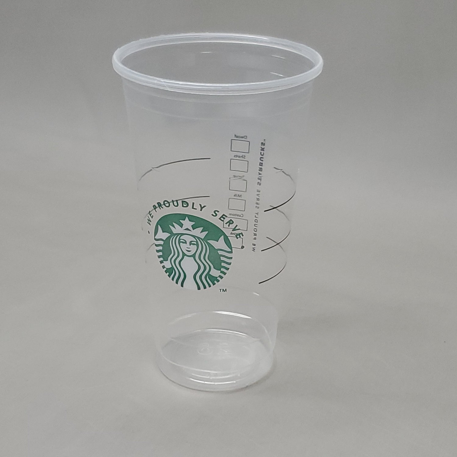 STARBUCKS 26 oz Venti COLD Cups Clear 600 ct Model: 11061677 – Odd Lots  Market