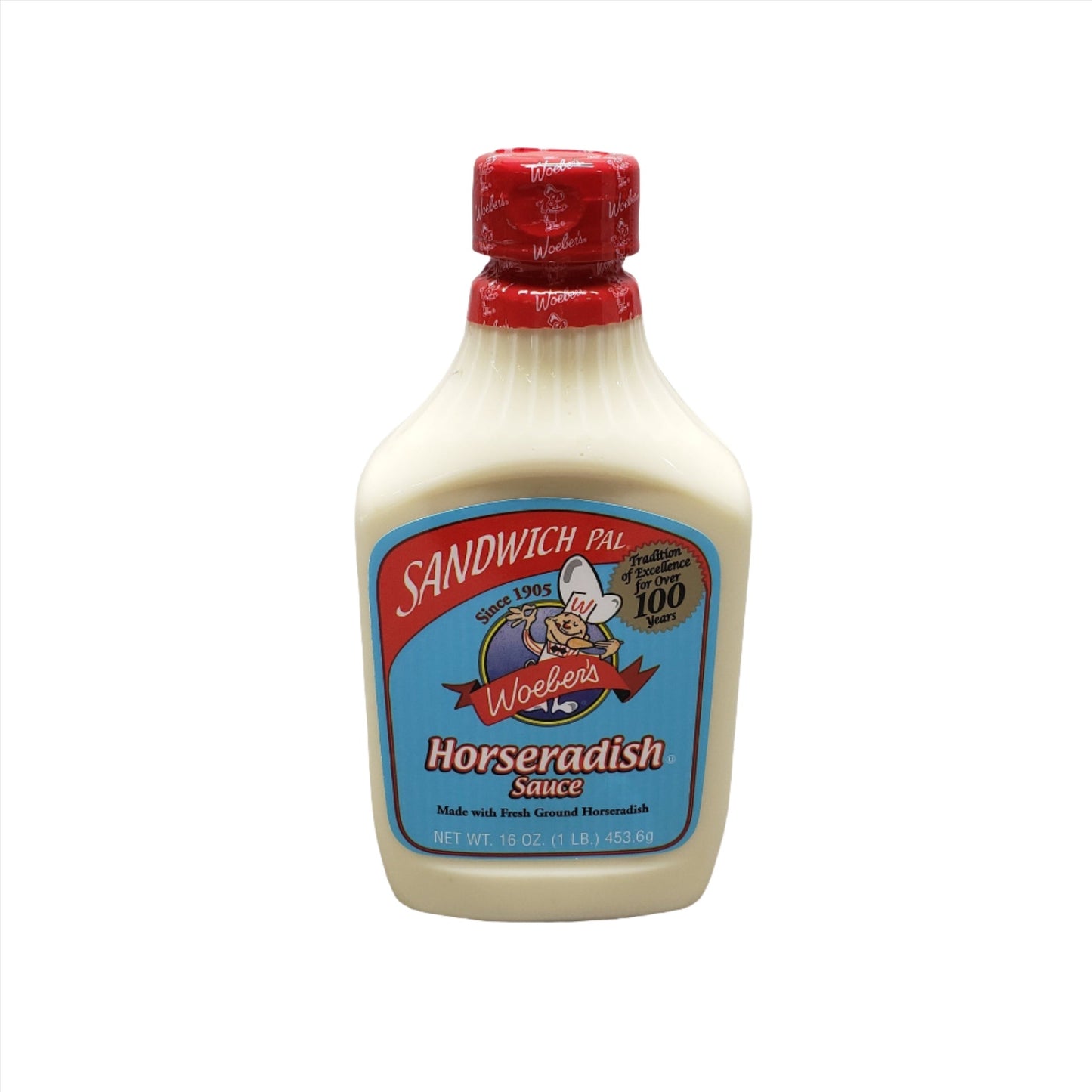 Woeber's Horseradish Sauce, Sandwich Pal 16 oz 6x/ Case Best By: 10/23