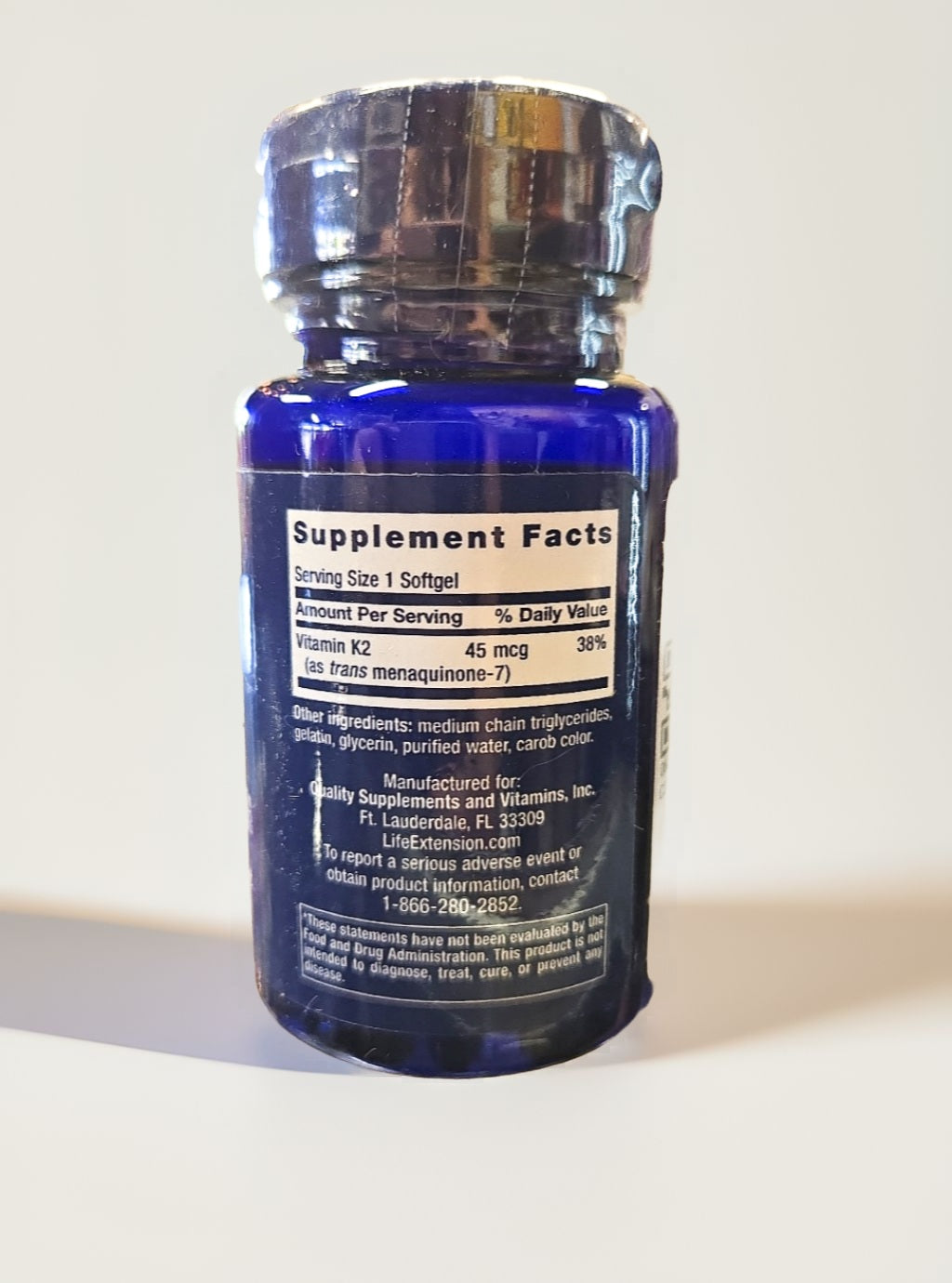 Life Extension Vitamin K2 (MK-7)45 mg