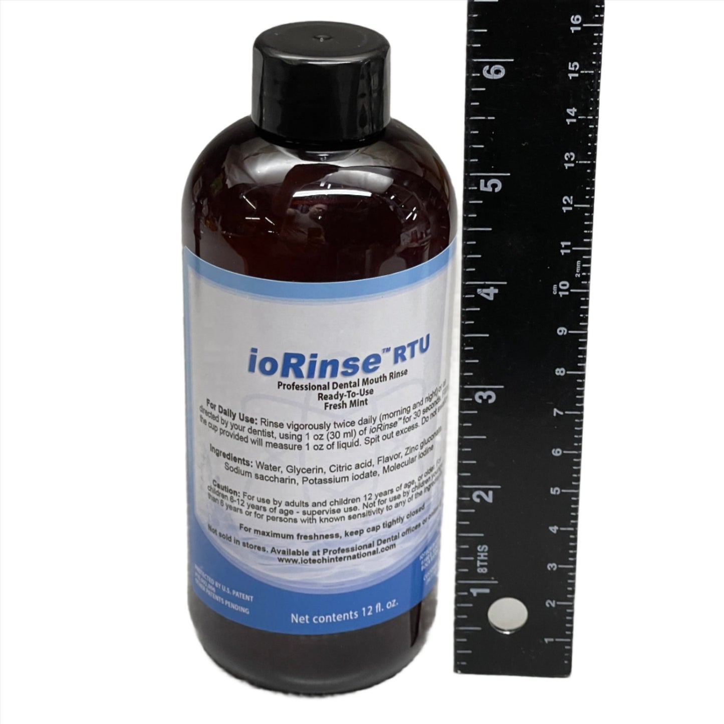IOTECH IoRinse RTU Professional Dental Mouth Rinse Fresh Mint 12 fl oz Exp: 5/23 (AS-IS)