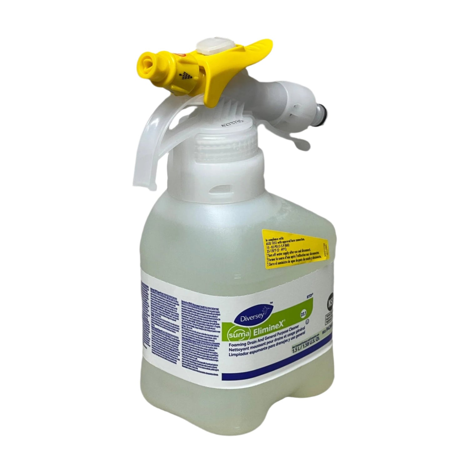 DIVERSEY Suma ElimineX D3.1 Foaming Drain & General Purpose Cleaner Chlorine 2x 1.5 L #94266308