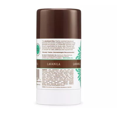 LAVANILA  The Healthy Deodorant Natural Vanilla Eucalyptus Solid Stick  Size: 2 oz