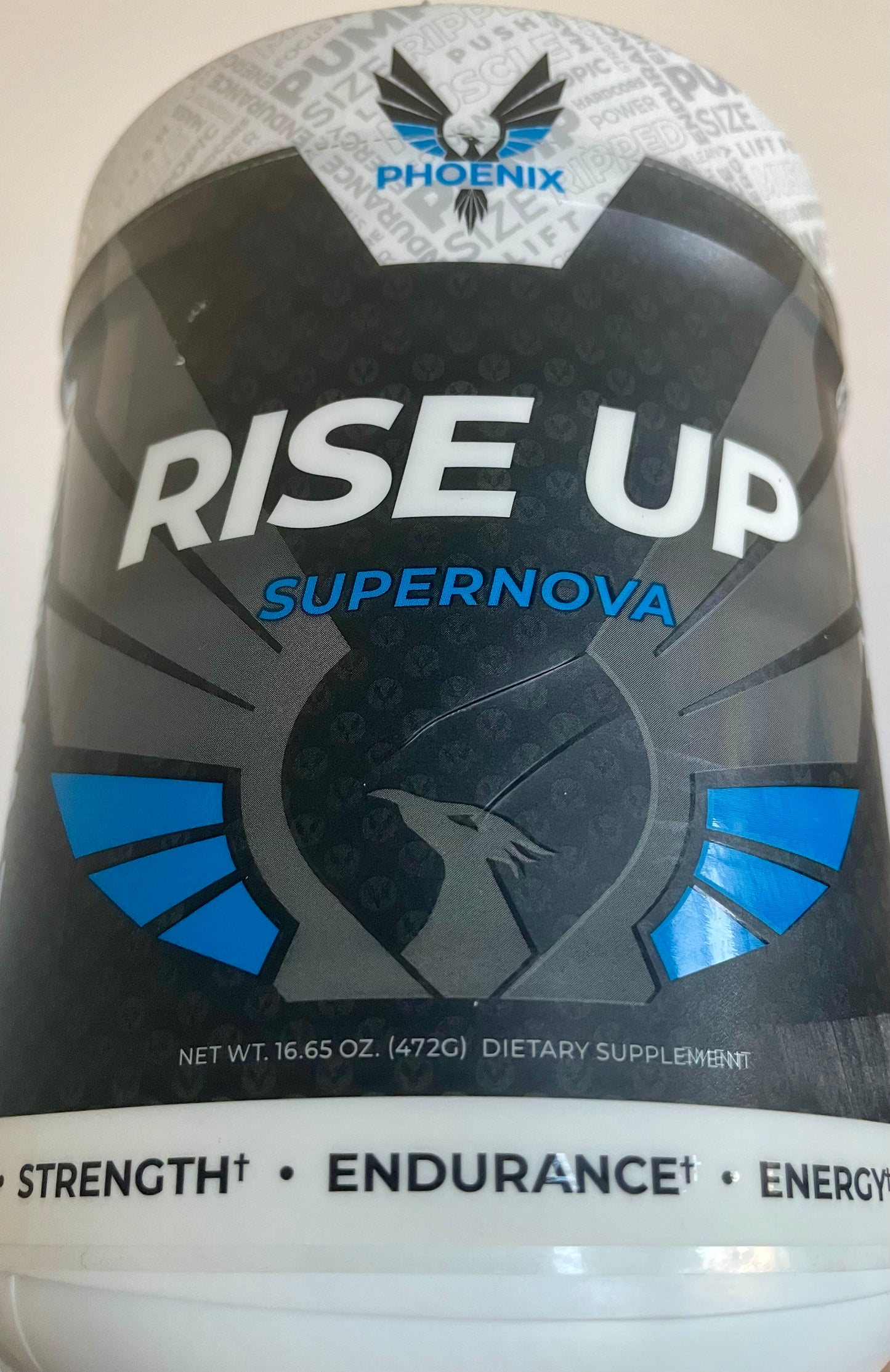 Phoenix Energy Pre-Workout Powder Rise Up 30 Servings 16.65 oz. Power Strength Endurance Energy Focus BB 10/25