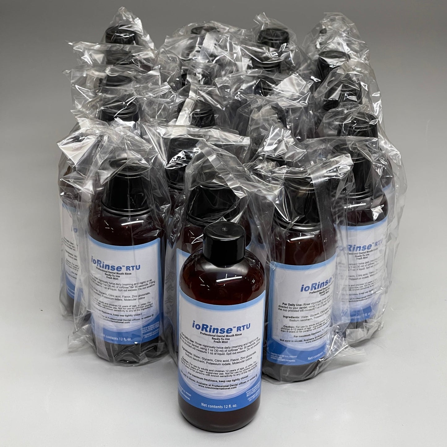 IOTECH IoRinse RTU Professional Dental Mouth Rinse Fresh Mint 12 fl oz Exp: 5/23 (AS-IS)