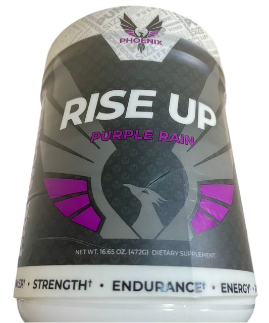 Phoenix Energy Pre-Workout Powder Rise Up 30 Servings 16.65 oz. Power Strength Endurance Energy Focus BB 10/25