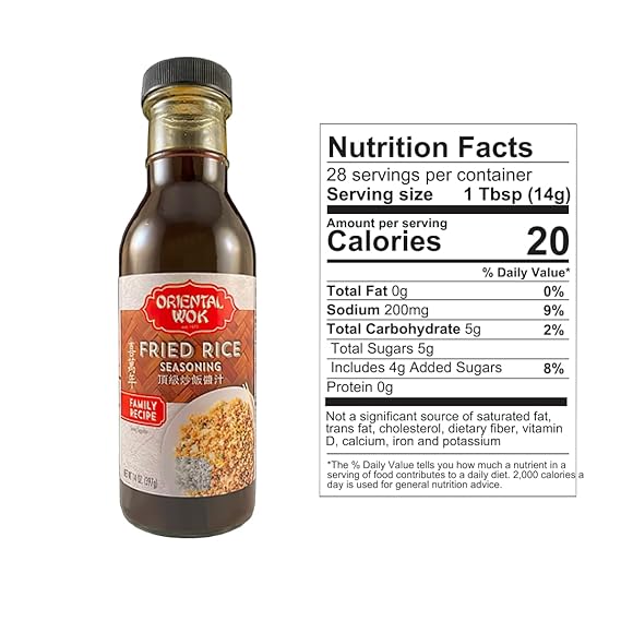 ORIENTAL WOK Fried Rice Seasoning 14 oz. CLOSEOUT