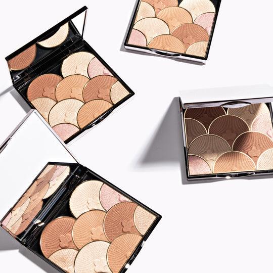Maelle SUNKISSED BRONZER - Natural sun-kissed palette, summer shades infused with soft pearlescent highlights - summer glow, browned butter and versatile palette Matte Bronzing  Makeup Cosmetic