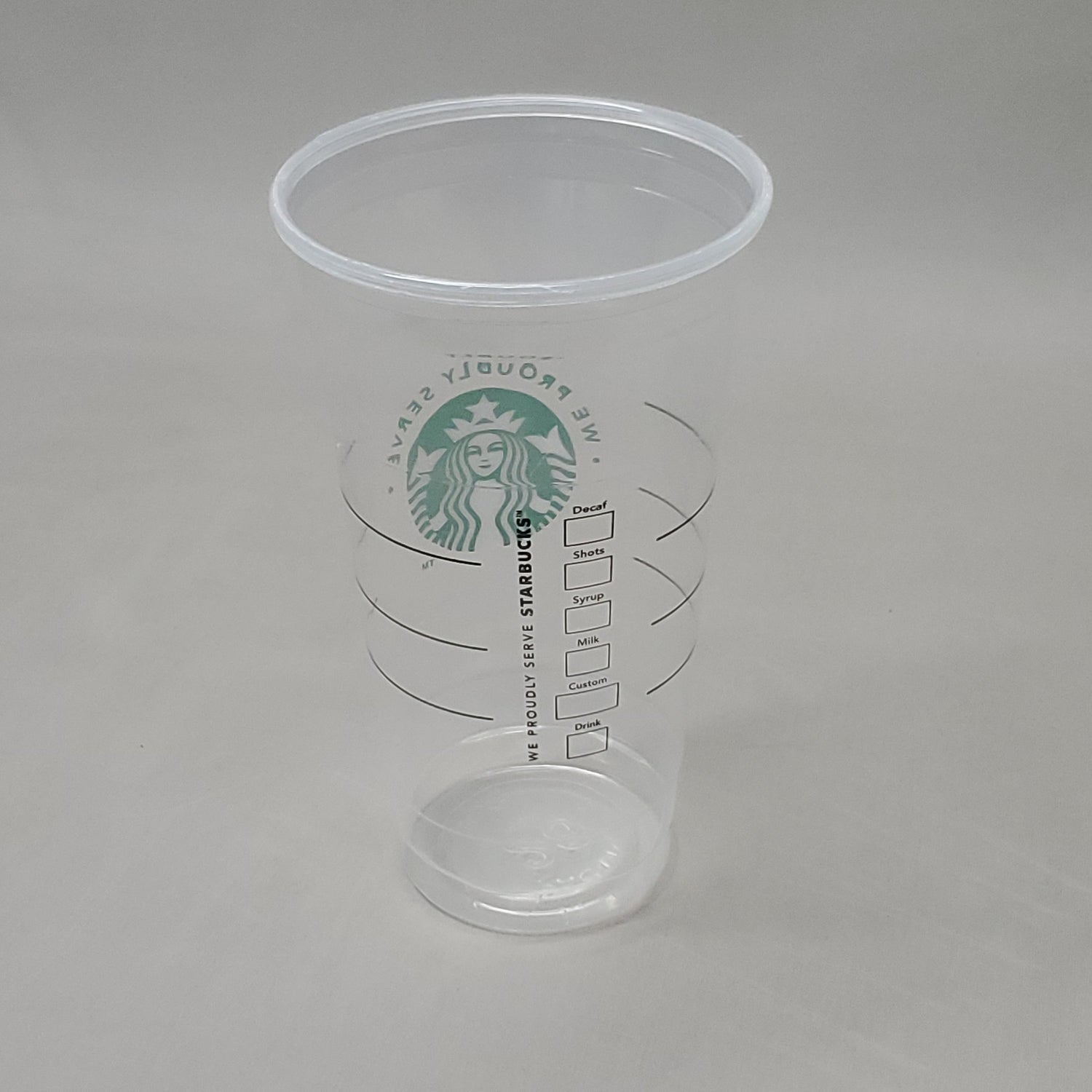 STARBUCKS 26 oz Venti COLD Cups Clear 600 ct Model: 11061677 – Odd Lots  Market