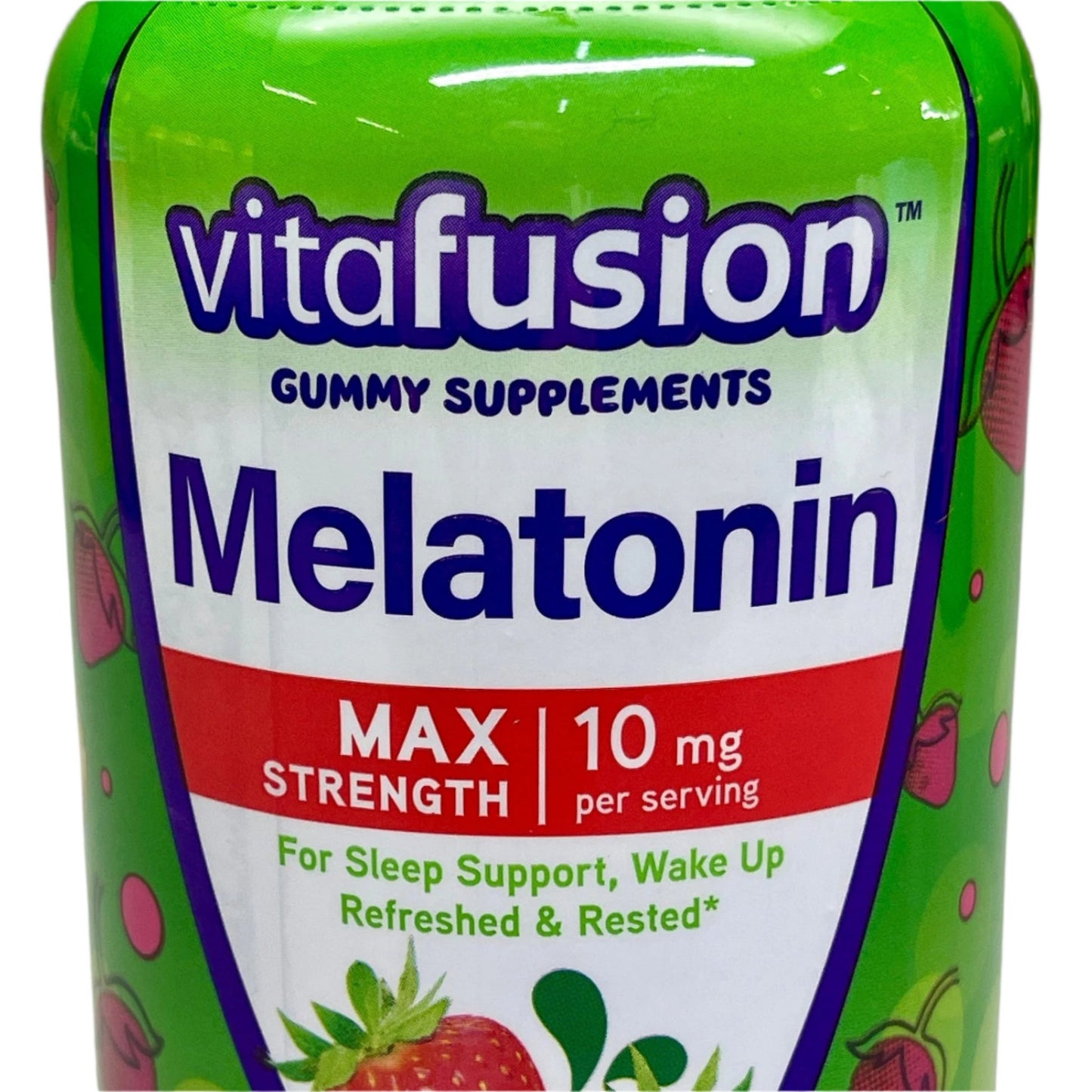 Melatonin Max Strength Gummies Strawberry 5 mg x100 ct. VITA FUSION - Closeout $3