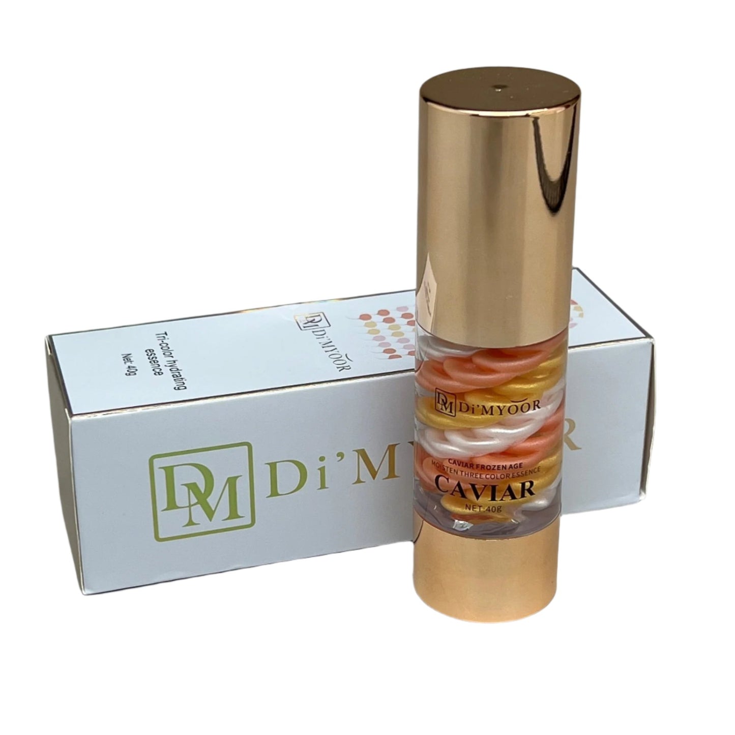 DI'MYOOR Caviar Frozen Age Tri-Color Hydrating Essence Moisturizer, Anti-Aging Cosmetics 40g