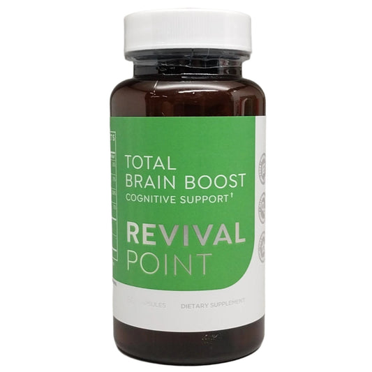 Total Brain Boost Cognitive Support Dietary Supplement by Revival Point 60 ct. 06/25 closeout