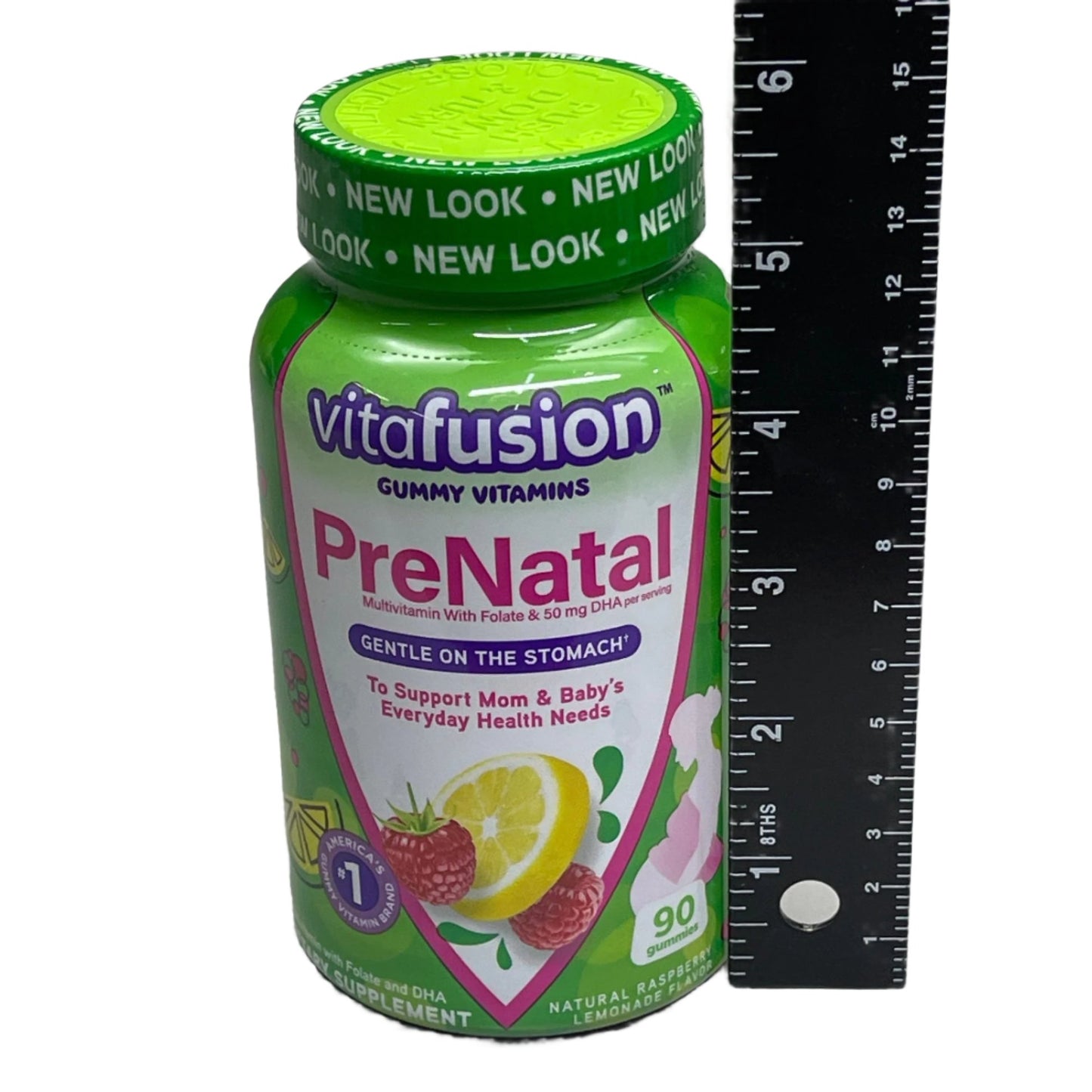 PreNatal Gummy Vitamins Lemon Raspberry 90 ct. VITAFUSION  - CLOSEOUT $5