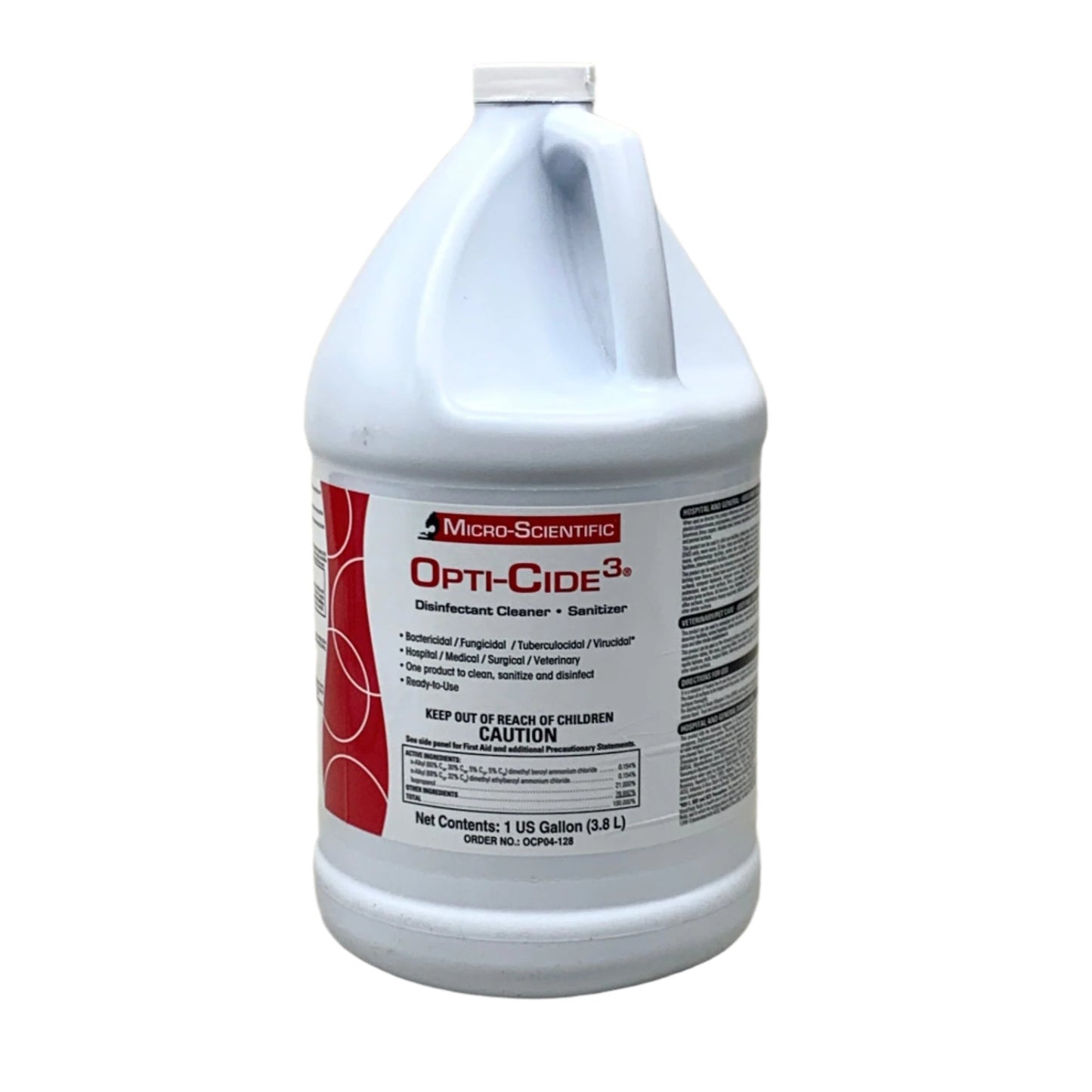 OPTI-CIDE3 Professional Grade Disinfectant Cleaner and Sanitizer 1 gal. # OCP04-128