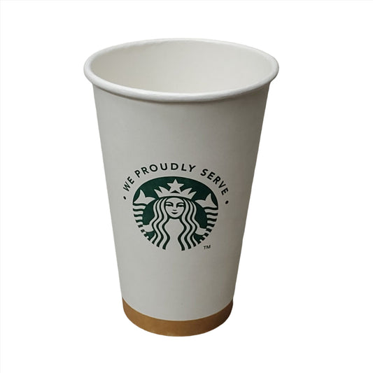 STARBUCKS 16 oz Grande HOT Cups White 1000 ct Model: 011098807