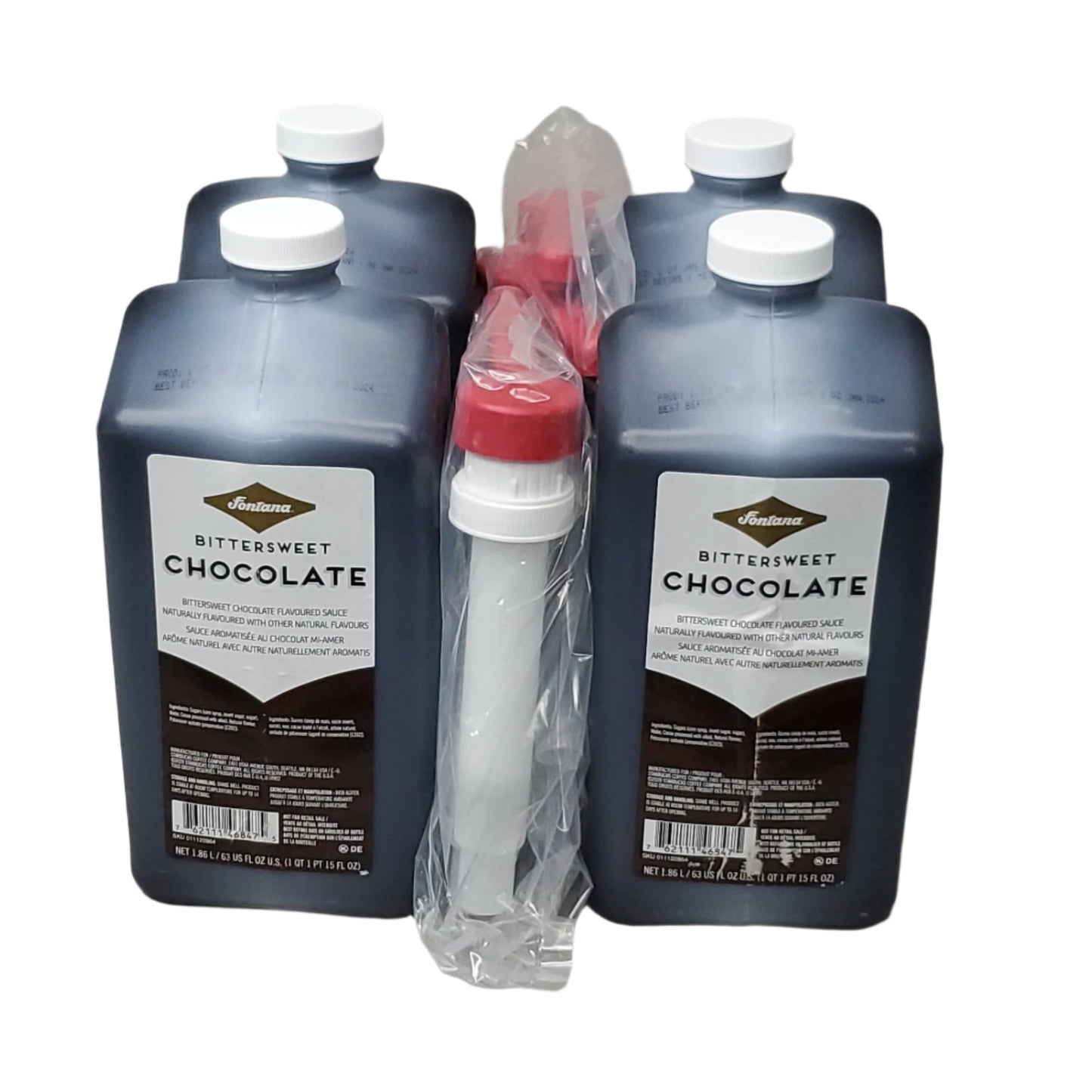 STARBUCKS Fontana Bittersweet Chocolate Flavored Sauce 1.86 L Best By: 04/25