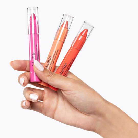 Maelle CLEARLY BRILLIANT TINTED LIPS — CORAL - Moisturizing Lip Tint - Hydrating, Long-lasting, Lightweight - Shine Gloss Lip Tint