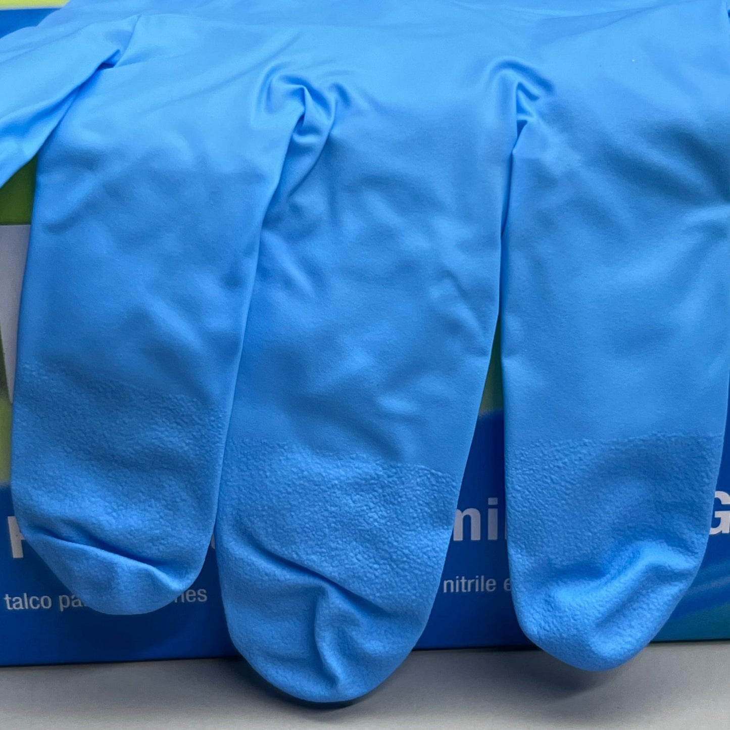 NPF 100ct Nitrile Powder Free Exam Gloves Sz M Blue