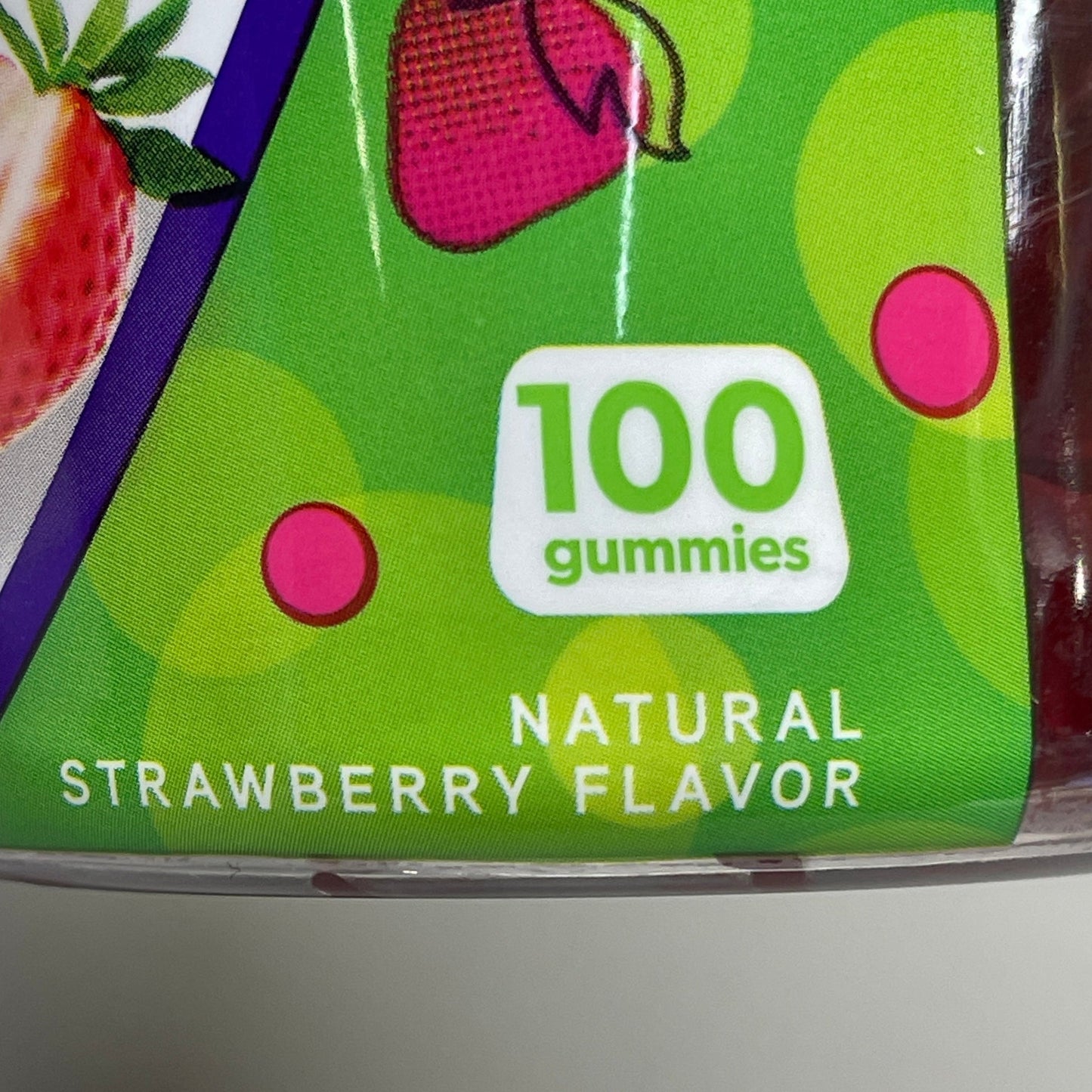 Melatonin Max Strength Gummies Strawberry 5 mg x100 ct. VITA FUSION - Closeout $3