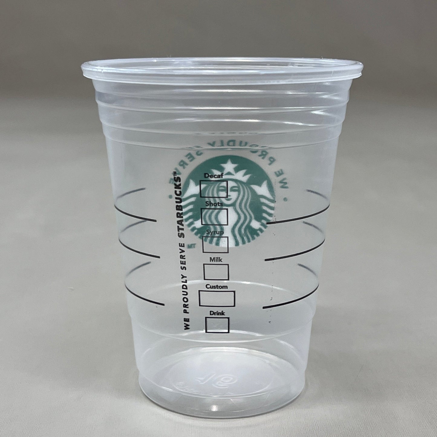 STARBUCKS 16 oz Grande COLD Cups Clear 1000 ct Model: 001237520 – Odd Lots  Market