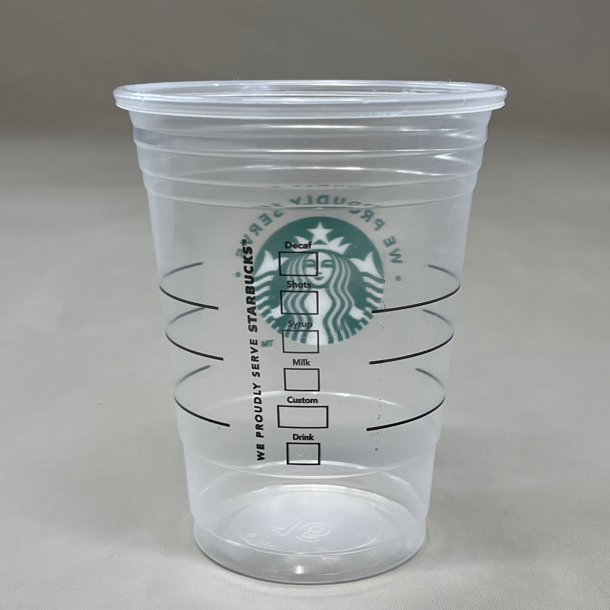 are starbucks iced coffee cups biodegradable number 16 STARBUCKS 16 oz Grande COLD Cups Clear 1000 ct Model: 001237520 – Odd Lots  Market