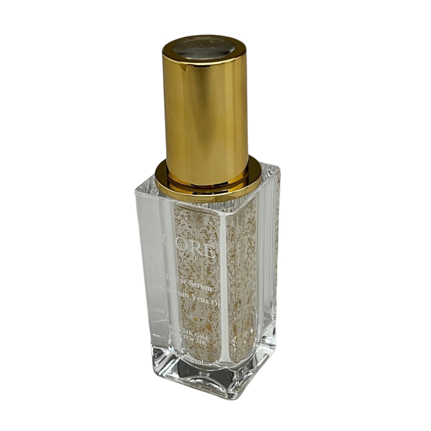 L'CORE Paris 24K Gold Hyaluronic Acid Eye Serum - Hydrates Protects Reduces Fine Lines Wrinkles Dark Circles - CLOSEOUT
