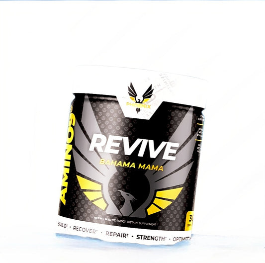 Phoenix Amino9 Revive Bahama Mama 30 Servings 14.82 oz. Build Recover Repair Strength Optimize