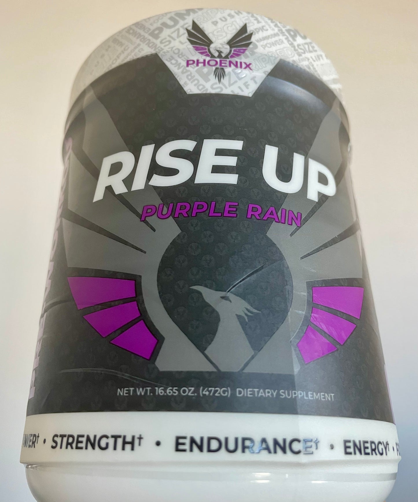 Phoenix Energy Pre-Workout Powder Rise Up 30 Servings 16.65 oz. Power Strength Endurance Energy Focus BB 10/25