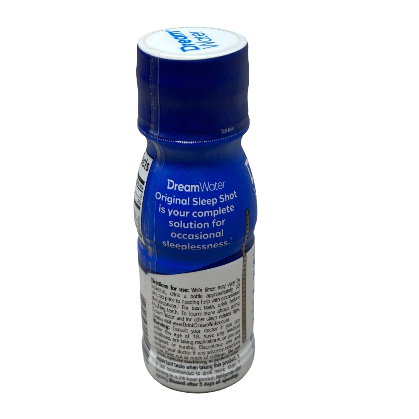 DREAM WATER Sleep and Relaxation Shot Case 12x ct. Snoozeberry Flavor 2.5 fl oz