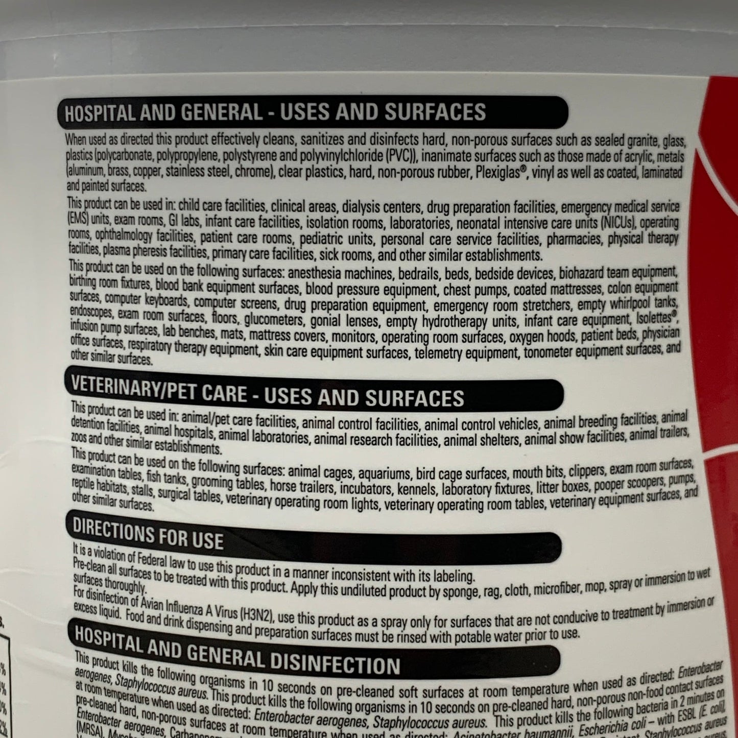 OPTI-CIDE3 Professional Grade Disinfectant Cleaner and Sanitizer 1 gal. # OCP04-128