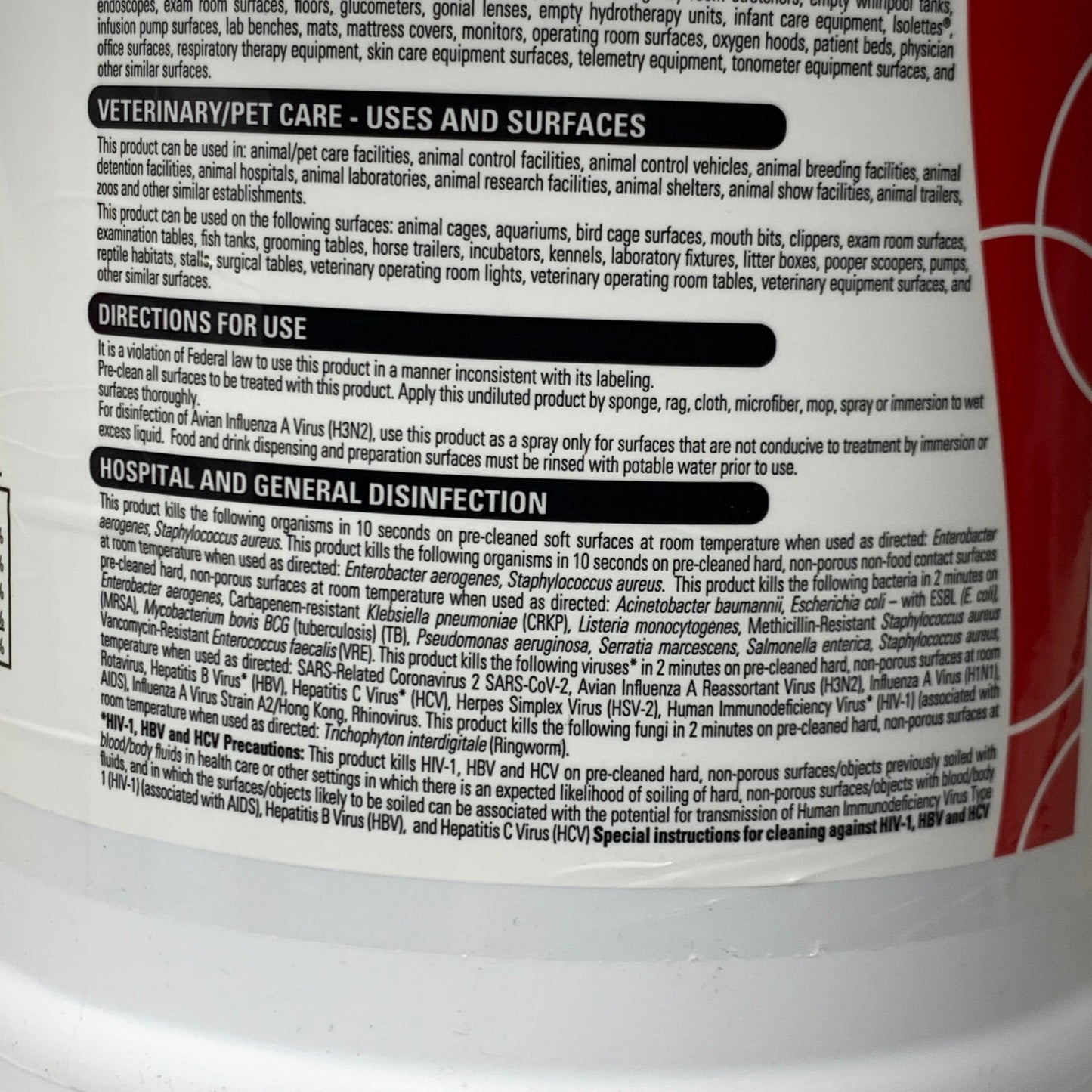 OPTI-CIDE3 Professional Grade Disinfectant Cleaner and Sanitizer 1 gal. # OCP04-128