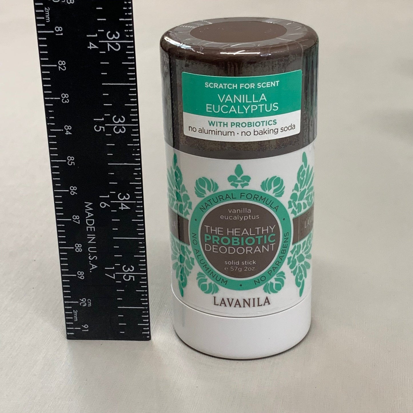 LAVANILA  The Healthy Deodorant Natural Vanilla Eucalyptus Solid Stick  Size: 2 oz