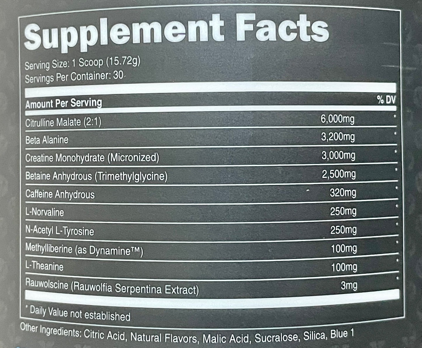 Phoenix Energy Pre-Workout Powder Rise Up 30 Servings 16.65 oz. Power Strength Endurance Energy Focus BB 10/25