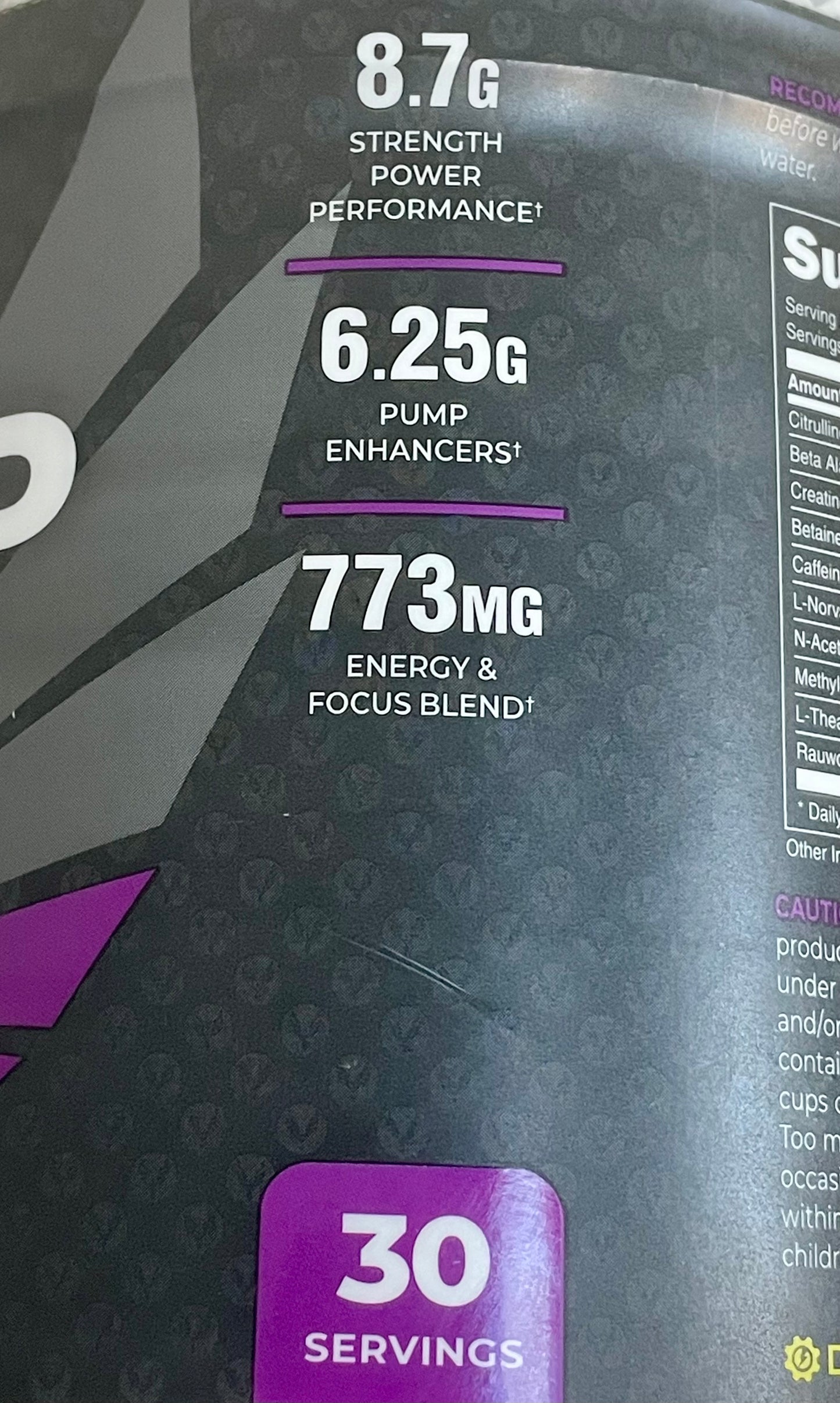 Phoenix Energy Pre-Workout Powder Rise Up 30 Servings 16.65 oz. Power Strength Endurance Energy Focus BB 10/25
