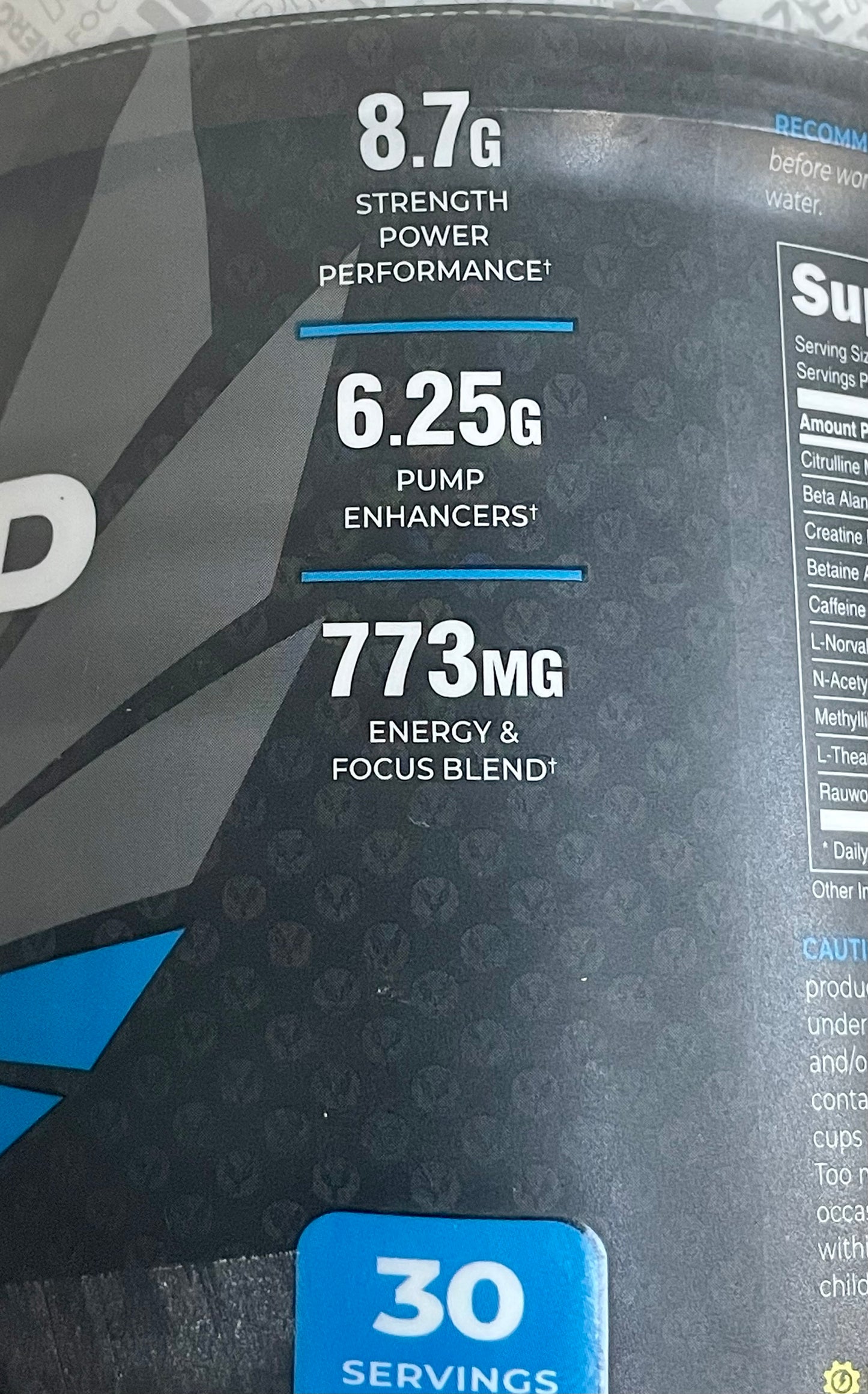 Phoenix Energy Pre-Workout Powder Rise Up 30 Servings 16.65 oz. Power Strength Endurance Energy Focus BB 10/25