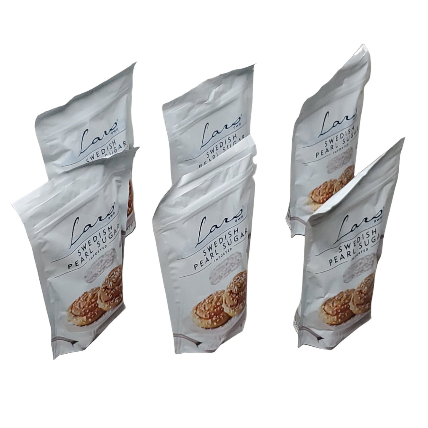 LARS' OWN Swedish Pearl Sugar 10 oz/ ea.  6x/ case (60 total oz) Shelf Stable (as-is) Best By: 02/24