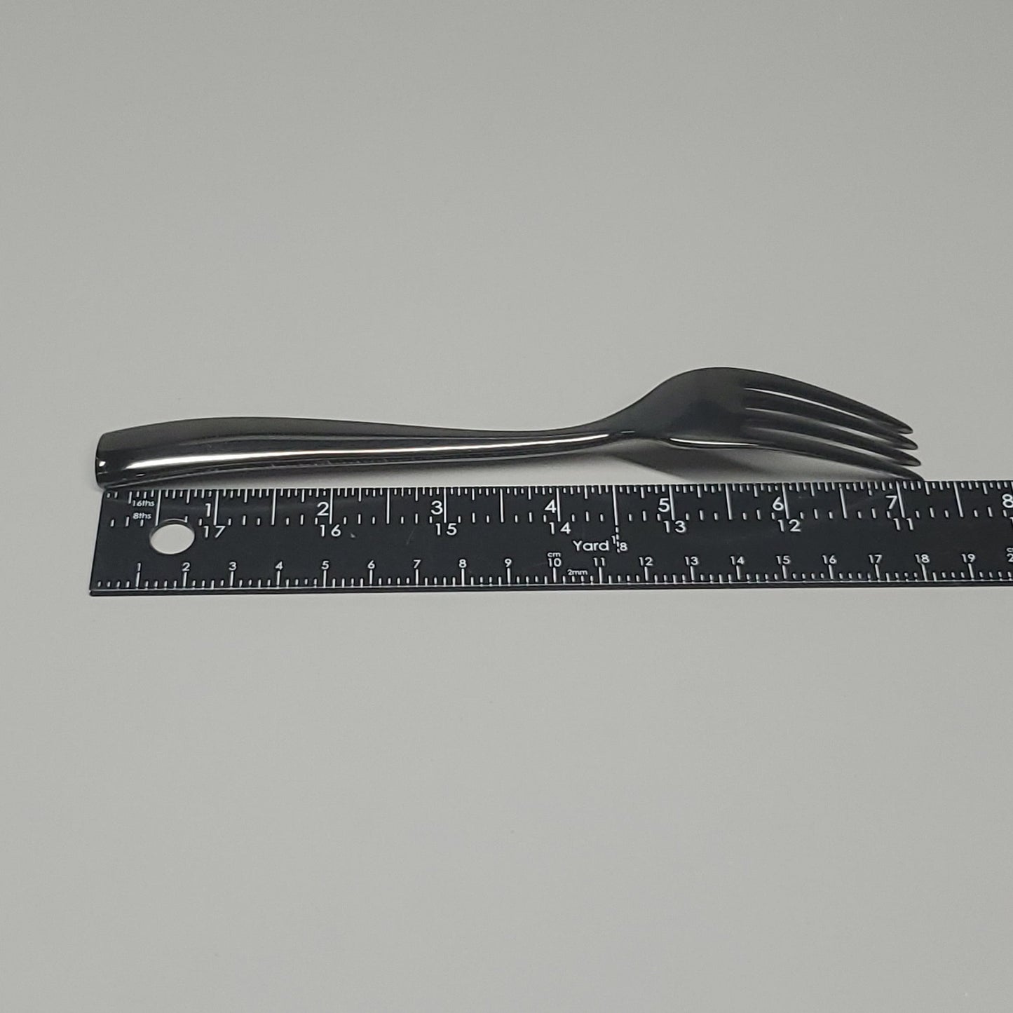 WORLD TABLEWARE - Aspect Salad Fork 12 Pcs. Master's Gauge, Extra Heavy Weight Stainless Steel Size: 7-1/8" Dark Gunmetal PVD Finish