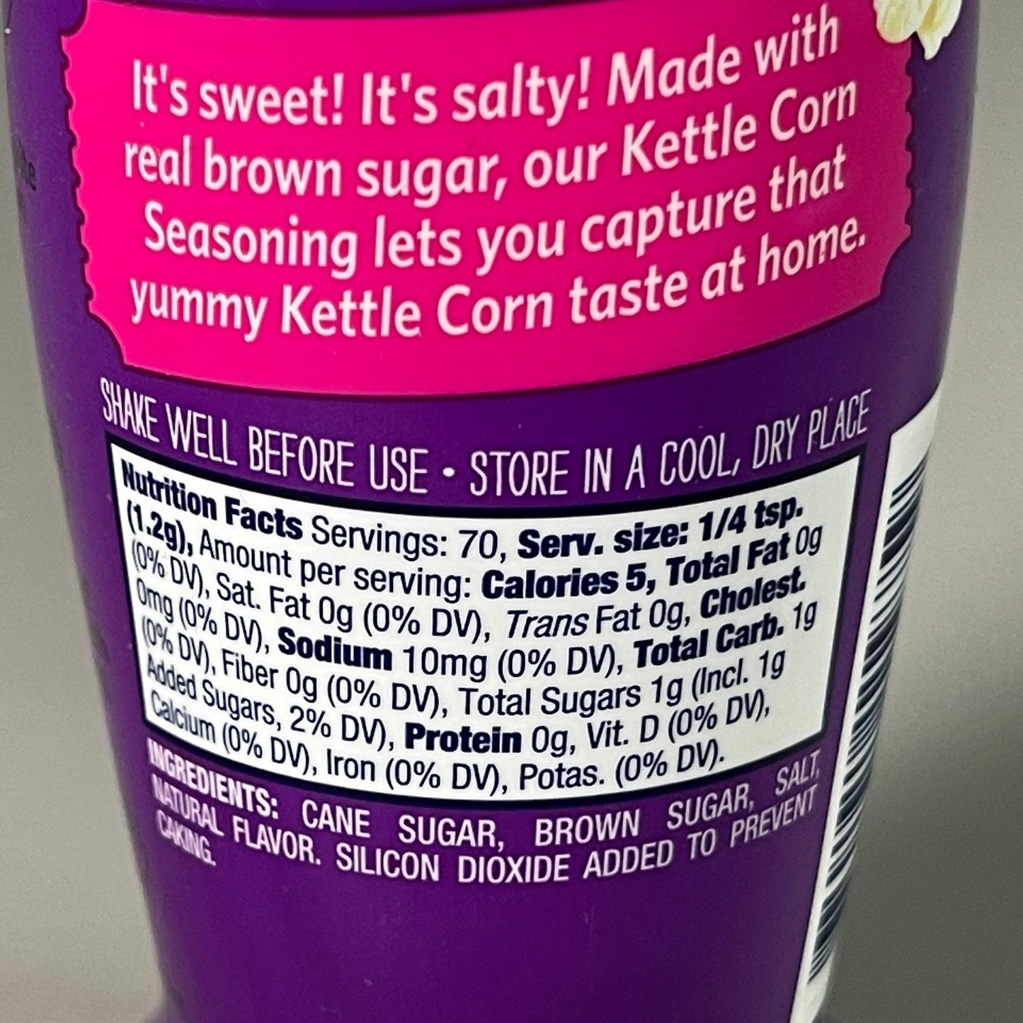 KERNAL SEASON'S Kettle Corn Popcorn Seasoning 3 oz. Shelf Stable (as-is)