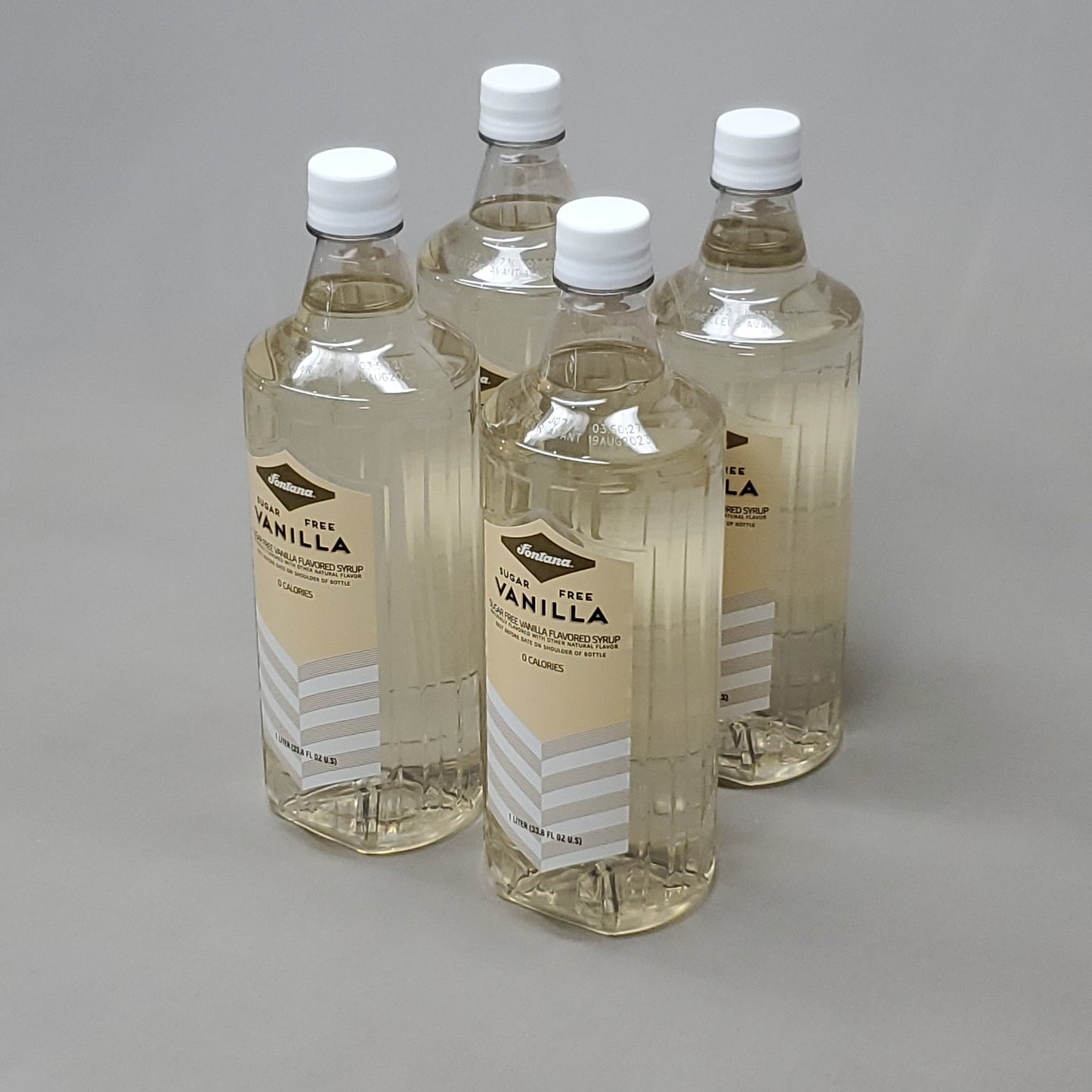 STARBUCKS Fontana Sugar-Free Vanilla Syrup 33.8 fl oz/ 1 L. Shelf Stable Best By: 7/23 (as-is)