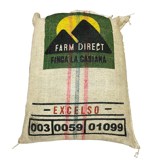 FARM DIRECT - EXCELSO Green Coffee Bean, HACIENDA LA MINITA Unroasted, BULK 152 lb Bag (70kg) Cafe De Columbia