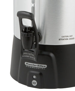 PROCTOR SILEX 45100 Commercial Coffee Urn / Auto Percolator 100 Cup capacity (500 oz.) - 1090W