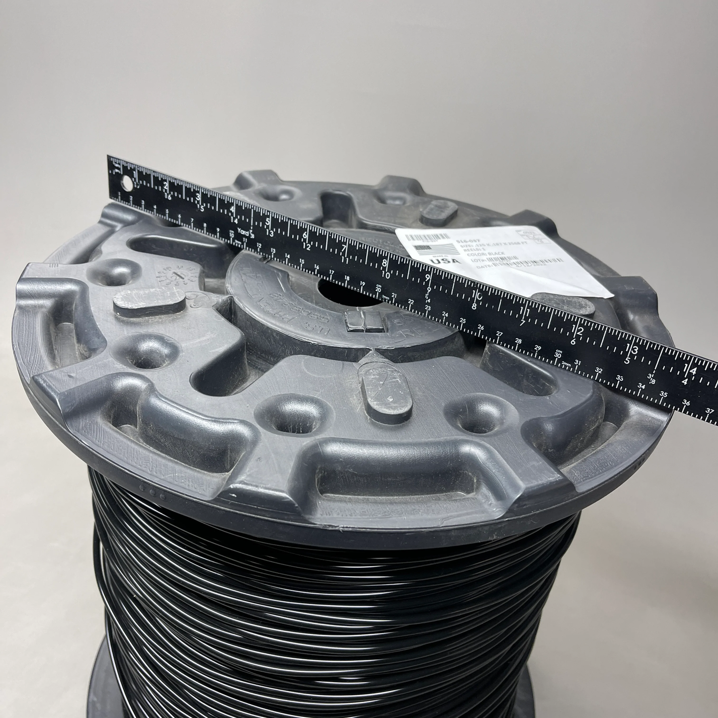 OTECH Thermoplastic Tubing 2568 ft Length Roll - Outer Diameter:  .125 in - 3/16 (5mm) Inner Diameter: .187 in 1/8" (3mm)