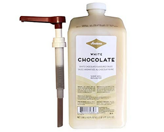 STARBUCKS  Fontana White Chocolate Sauce - 63 fl.oz.  Shelf Stable (as-is) Best By: 07/25