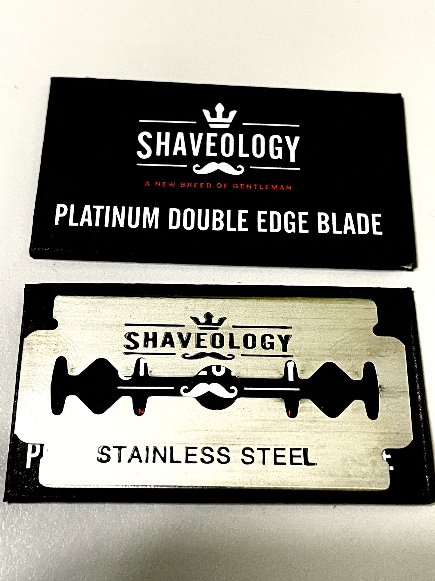 THE BACKUP BLADES - Platinum Double Edge Razors, Shaveology, Swedish Steel Safety Razor Blades Refill, 100x ct. Pack
