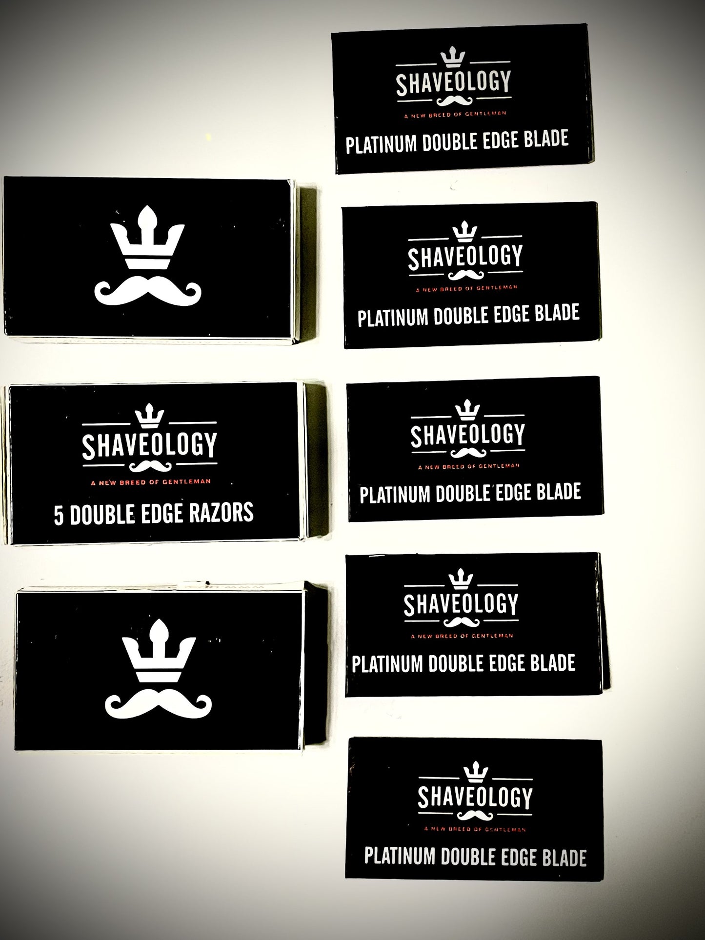 THE BACKUP BLADES - Platinum Double Edge Razors, Shaveology, Swedish Steel Safety Razor Blades Refill, 100x ct. Pack